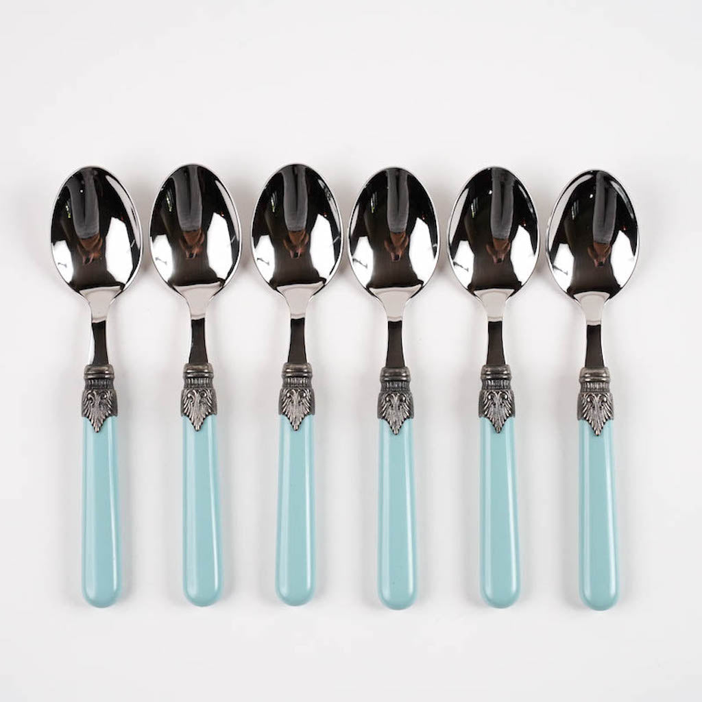 set cucchiai azzurro