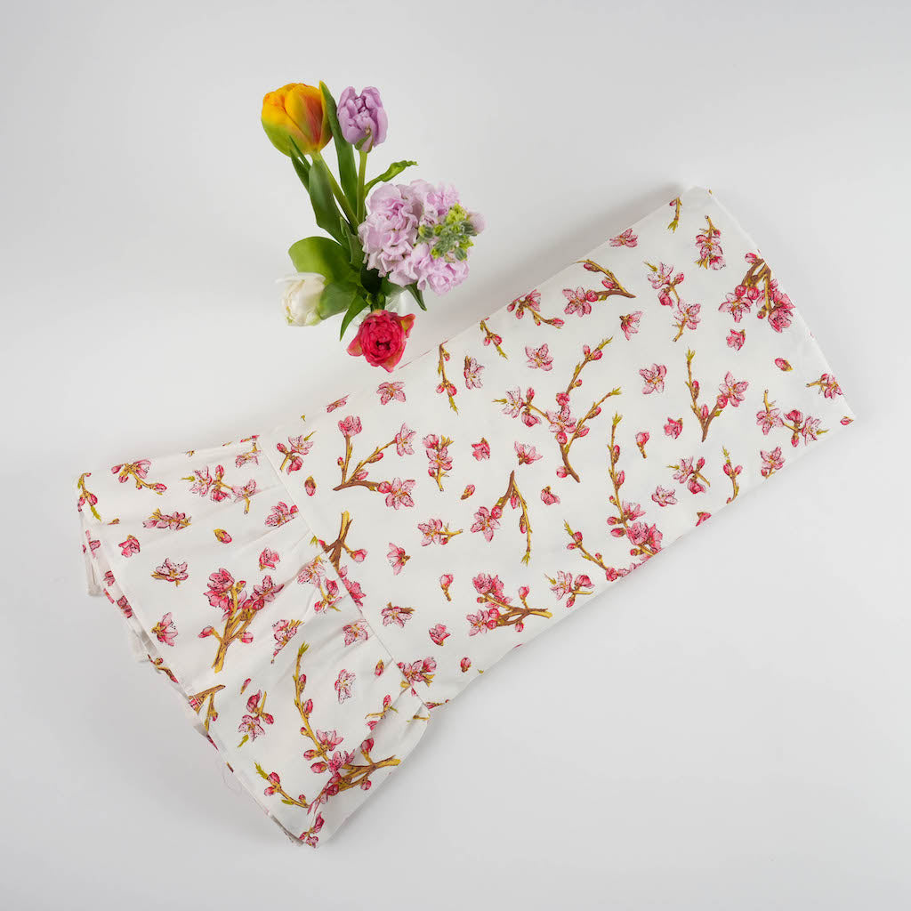 tovaglia fiori di pesco