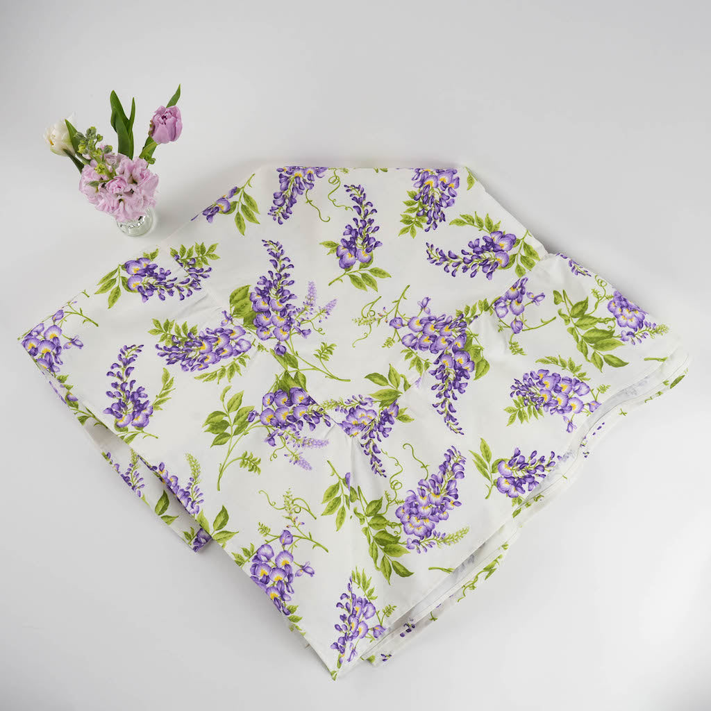 tovaglia glicine con frappa