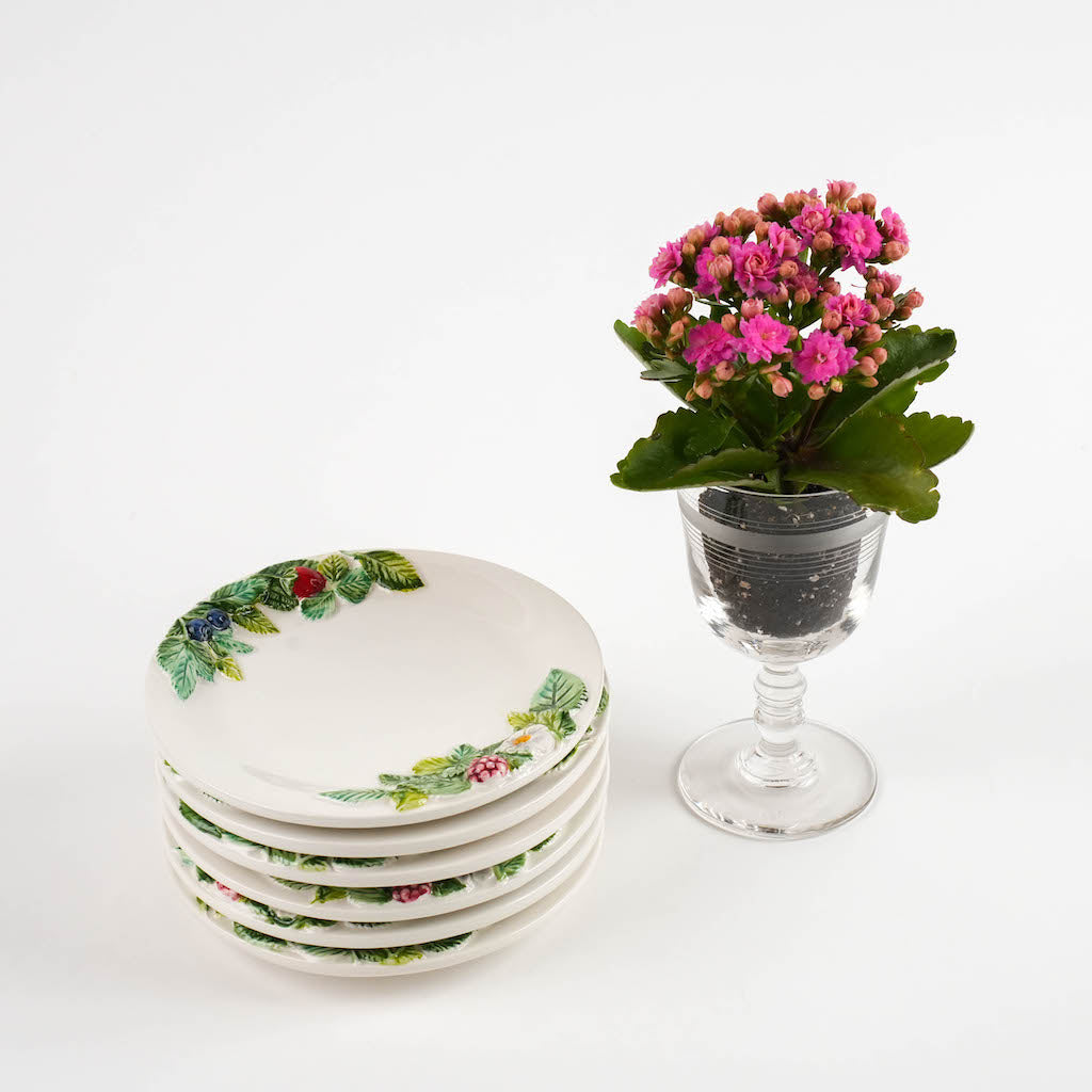 set piatti pane frutti di bosco