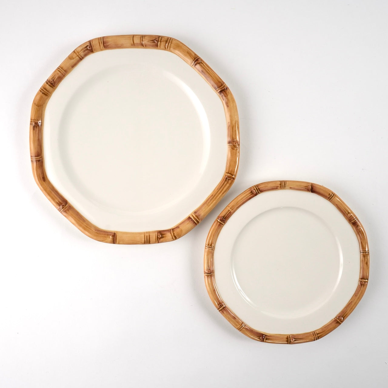 SET 6 PIATTI PIANI "BAMBOO"