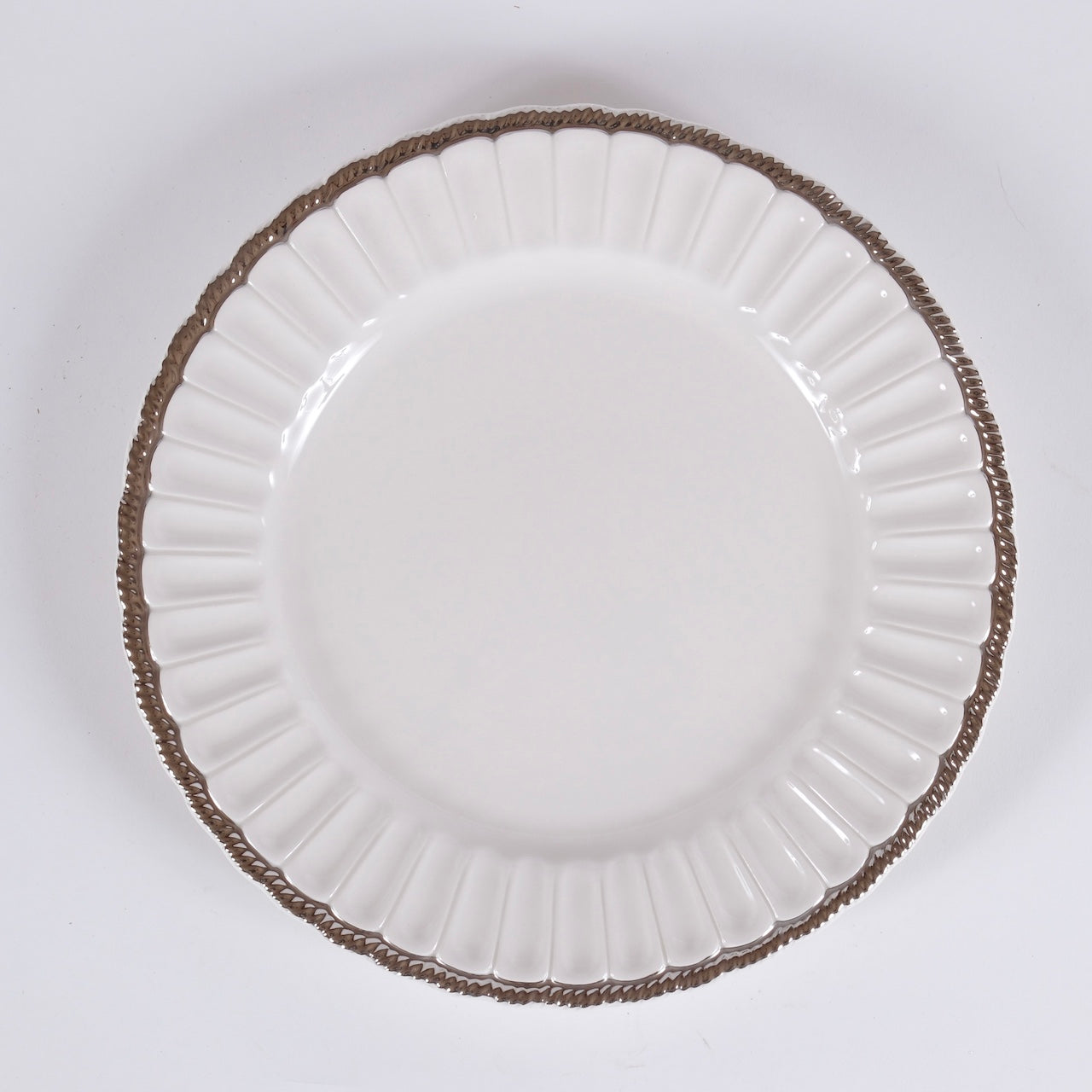 SET 6 PIATTI PIANI “PLATINO”