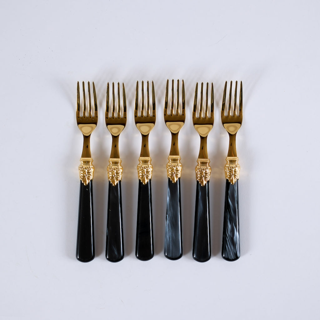 posate-nero-oro