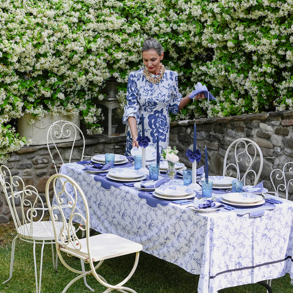 SET DI FORCHETTE 6PZ. RETRÓ "BLU ANTICO"