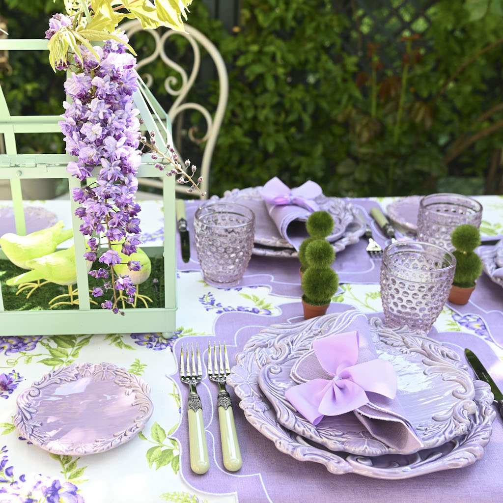 SET DA 6 BICCHIERI BOLLICINE "ROSA"