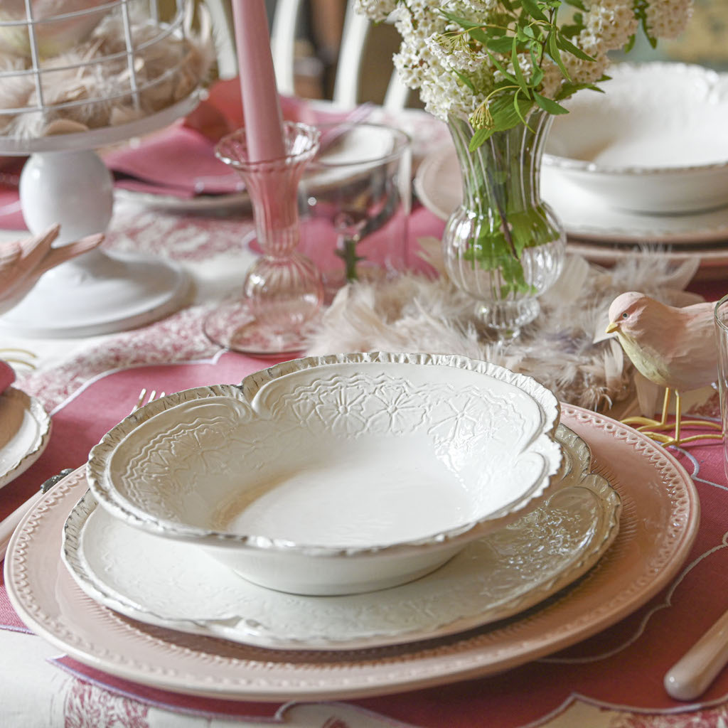 SET 6 PIATTI ANTIPASTO "ROUGE"