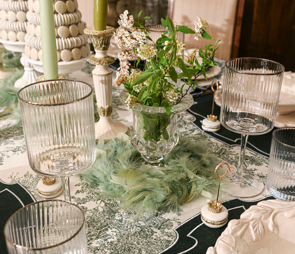 SET DA 6 BICCHIERI ART DECÒ "TUMBLER"