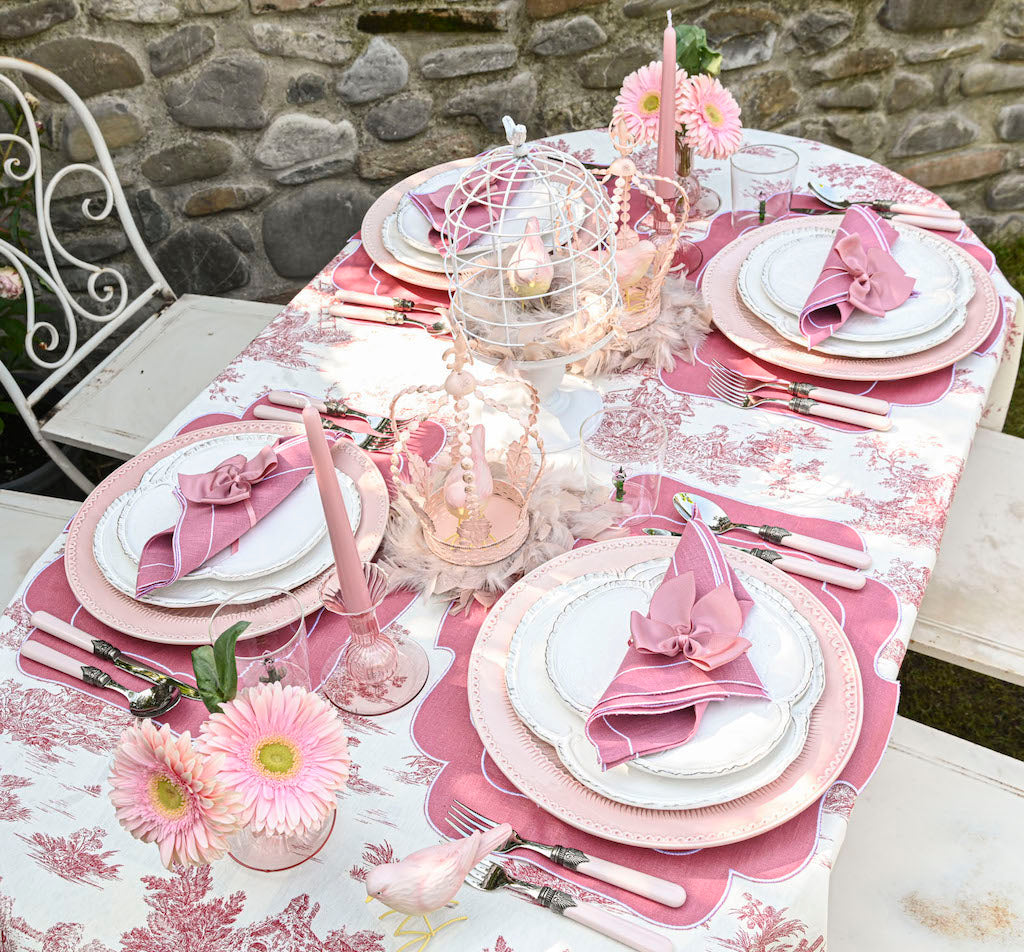 SET 6 BICCHIERI TUMBLER "ROSA"