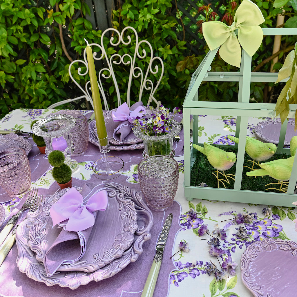 SET DA 6 BICCHIERI BOLLICINE "ROSA"