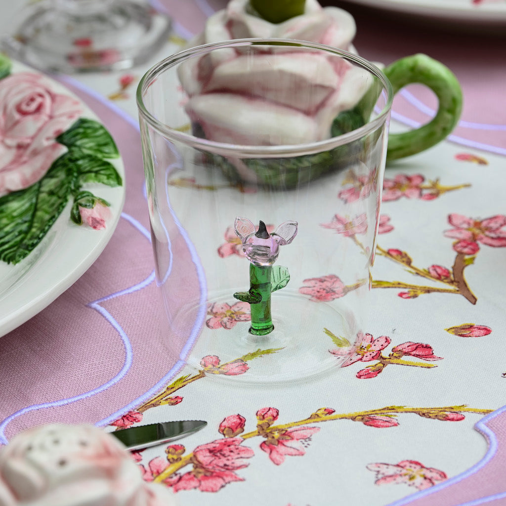 SET 6 BICCHIERI TUMBLER "ROSA"