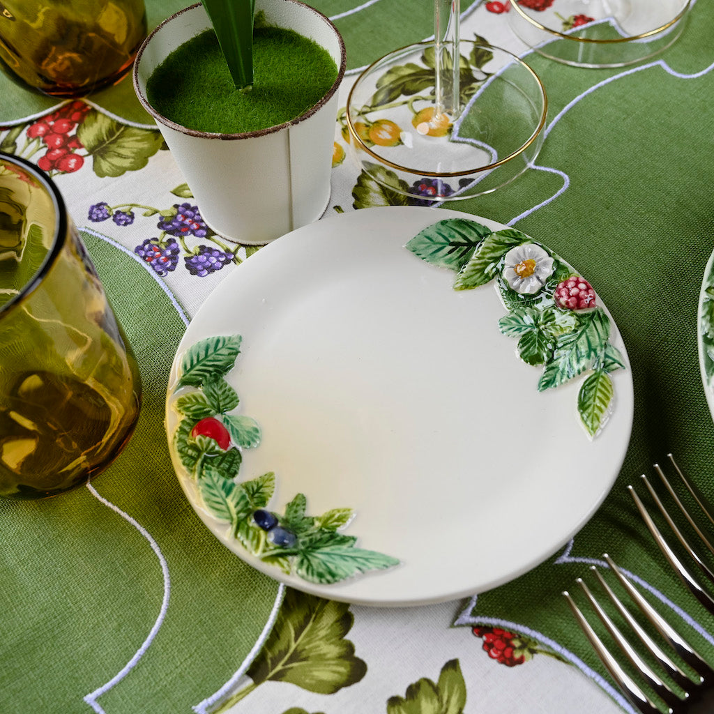 SET 6 PIATTI ANTIPASTO "FRUTTI DI BOSCO"