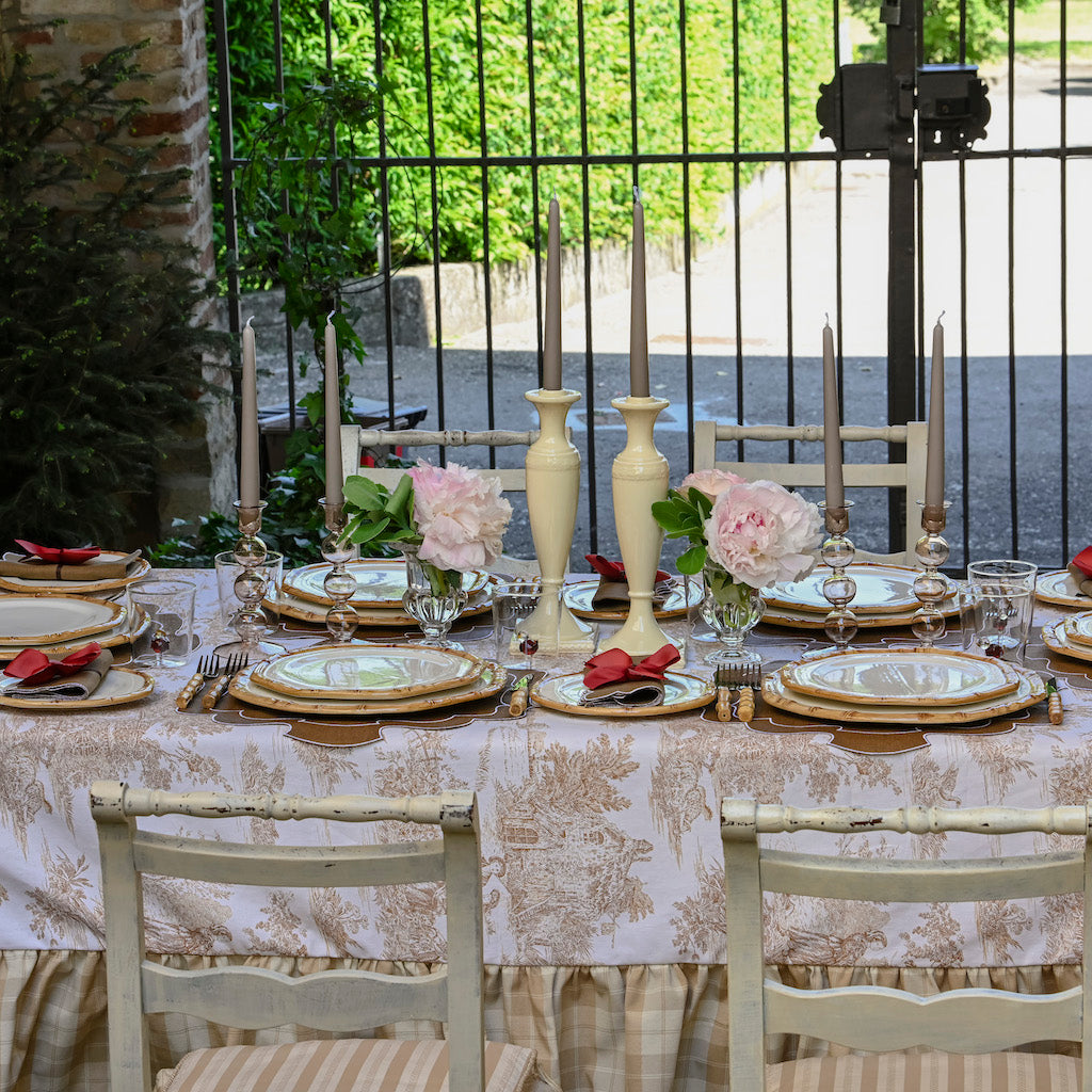 SET DA 6 FIOCCHI PORTATOVAGLIOLI "MELOGRANO"