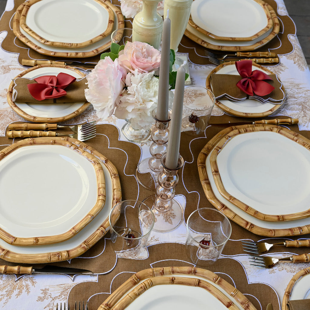 SET 6 PIATTI FONDINA "BAMBOO"