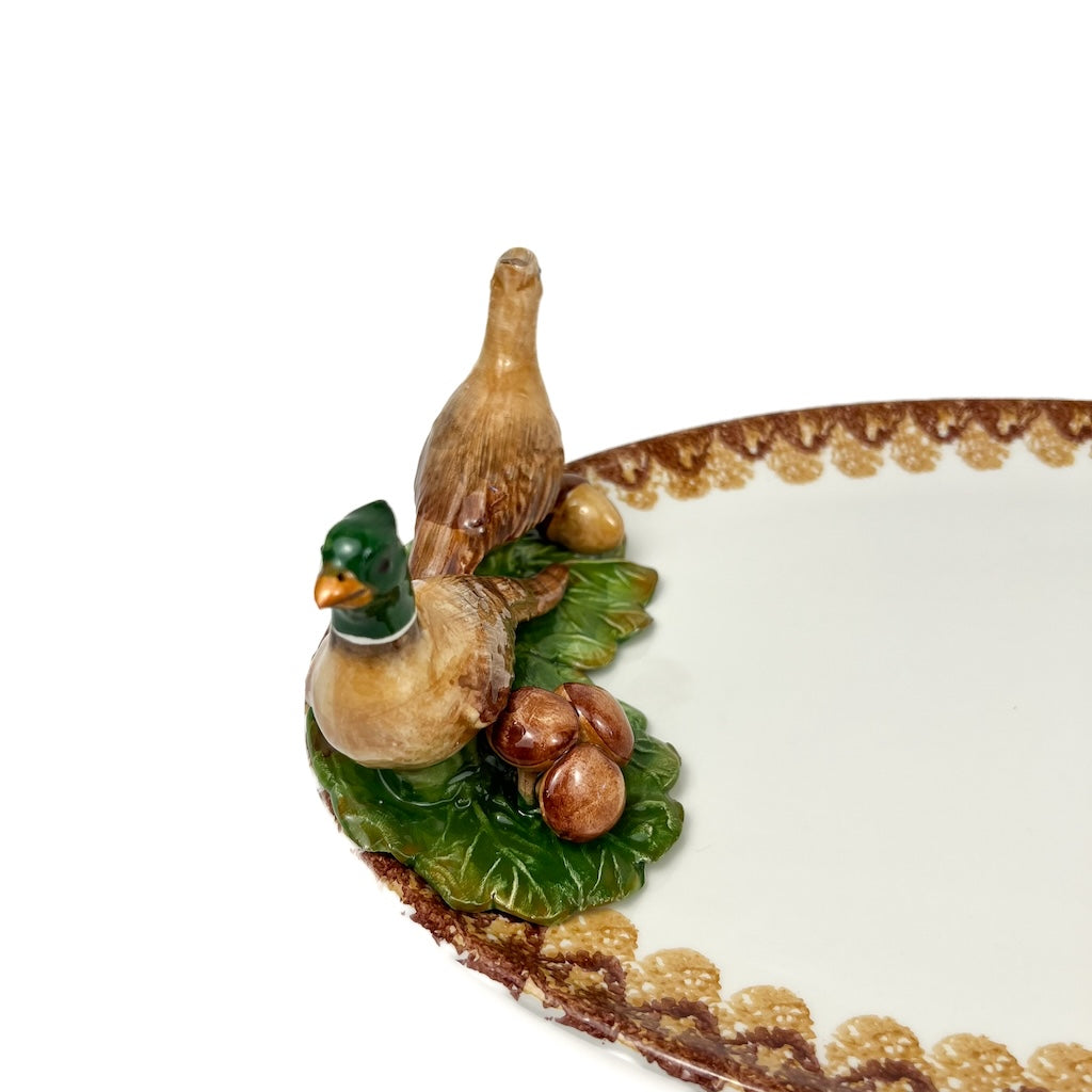 PIATTO OVALE DA PORTATA "FAGIANI"