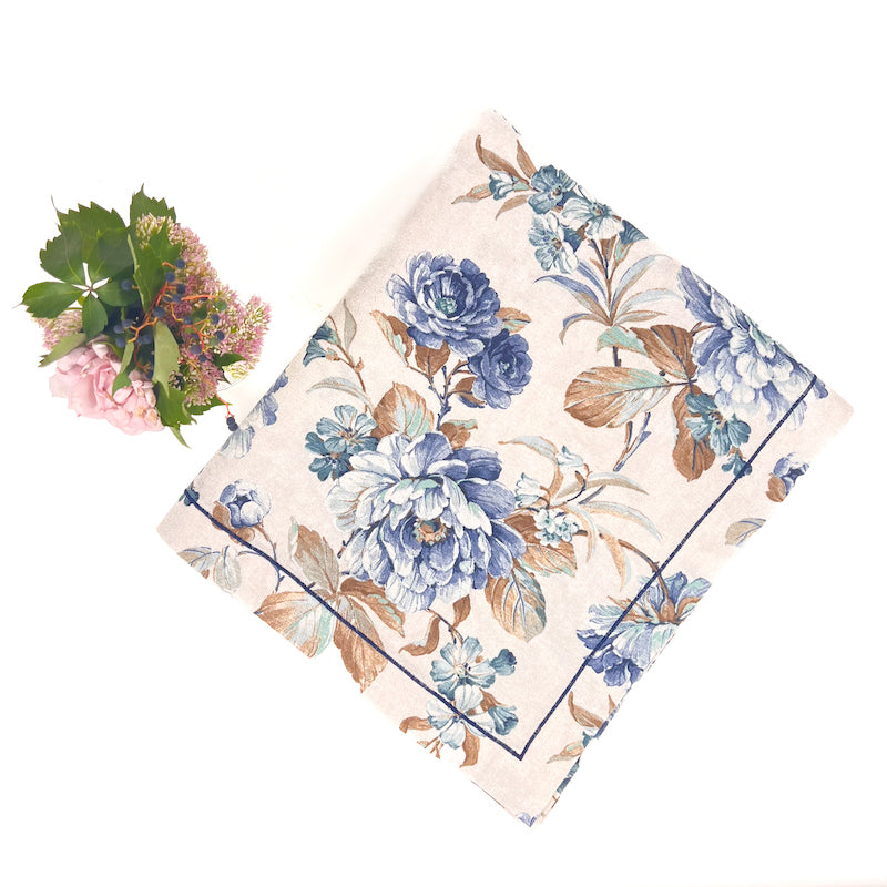 TOVAGLIA ROSE "BLU INGLESI"