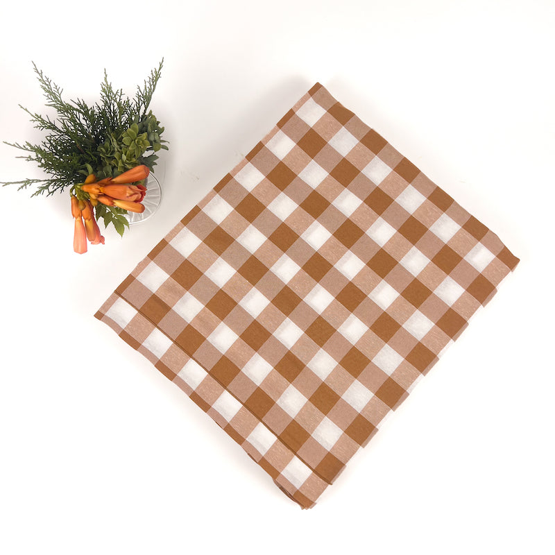 TOVAGLIA MAXY VICHY "NOCCIOLA"