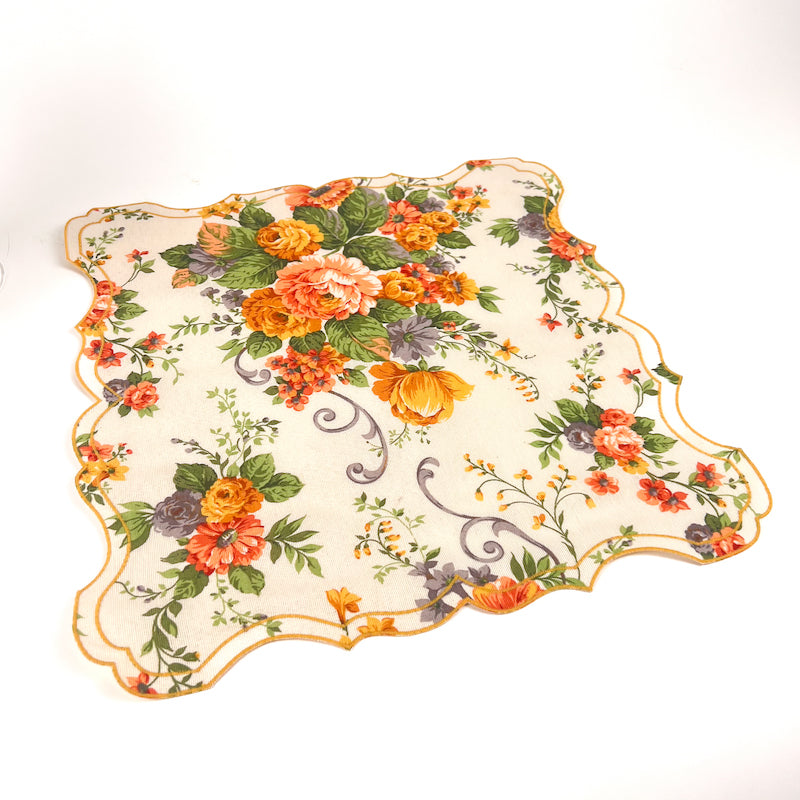 SET DI 6 TOVAGLIETTE ROSE ARANCIONI