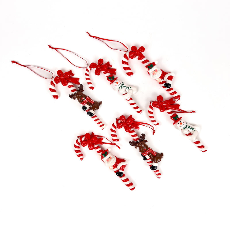 SET 6 SEGNAPOSTO "BASTONCINO DI ZUCCHERO"