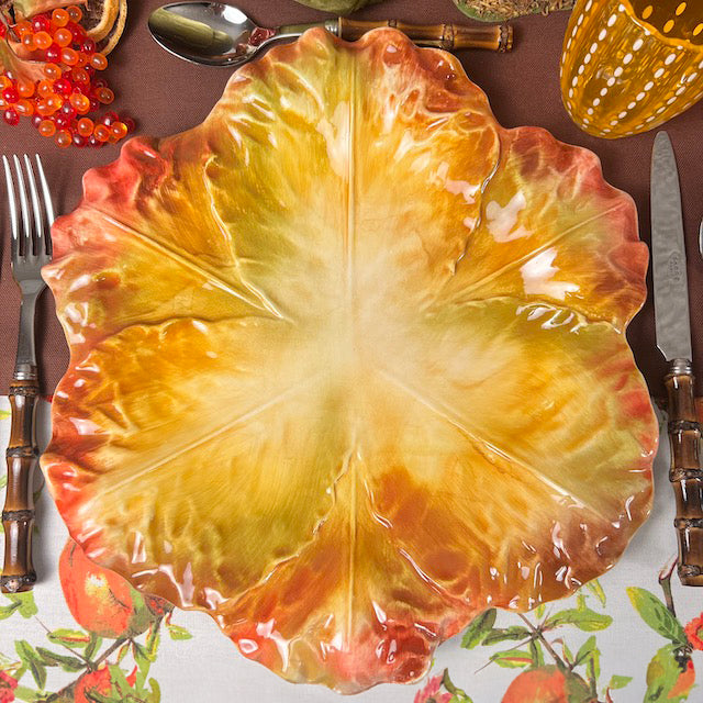 SET DI 6 SOTTOPIATTI "CAVOLO VERZA AUTUNNO"