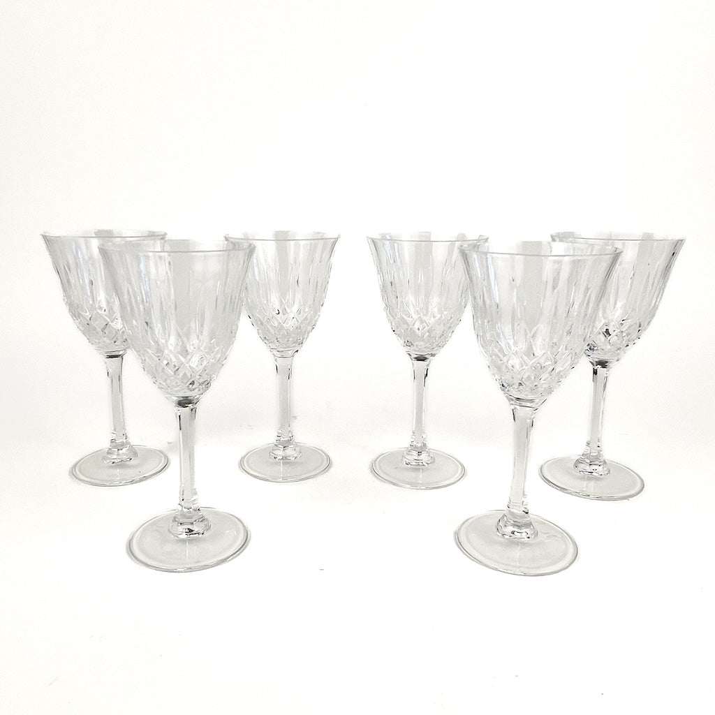SET 6 CALICI IN CRISTALLO