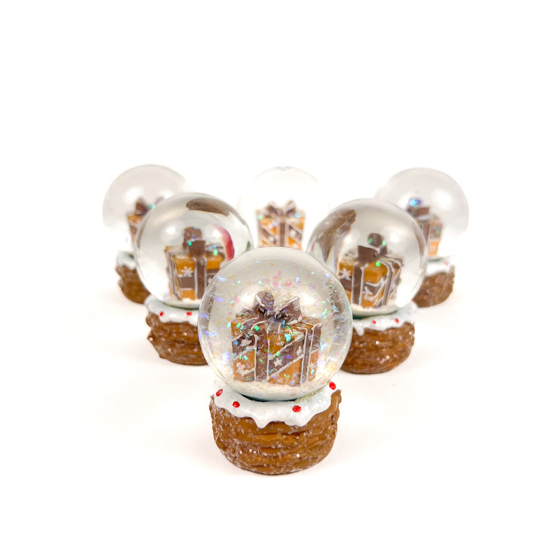 SET 6 SEGNAPOSTO MINI BOUL DI NEVE "PAN DI ZENZERO"