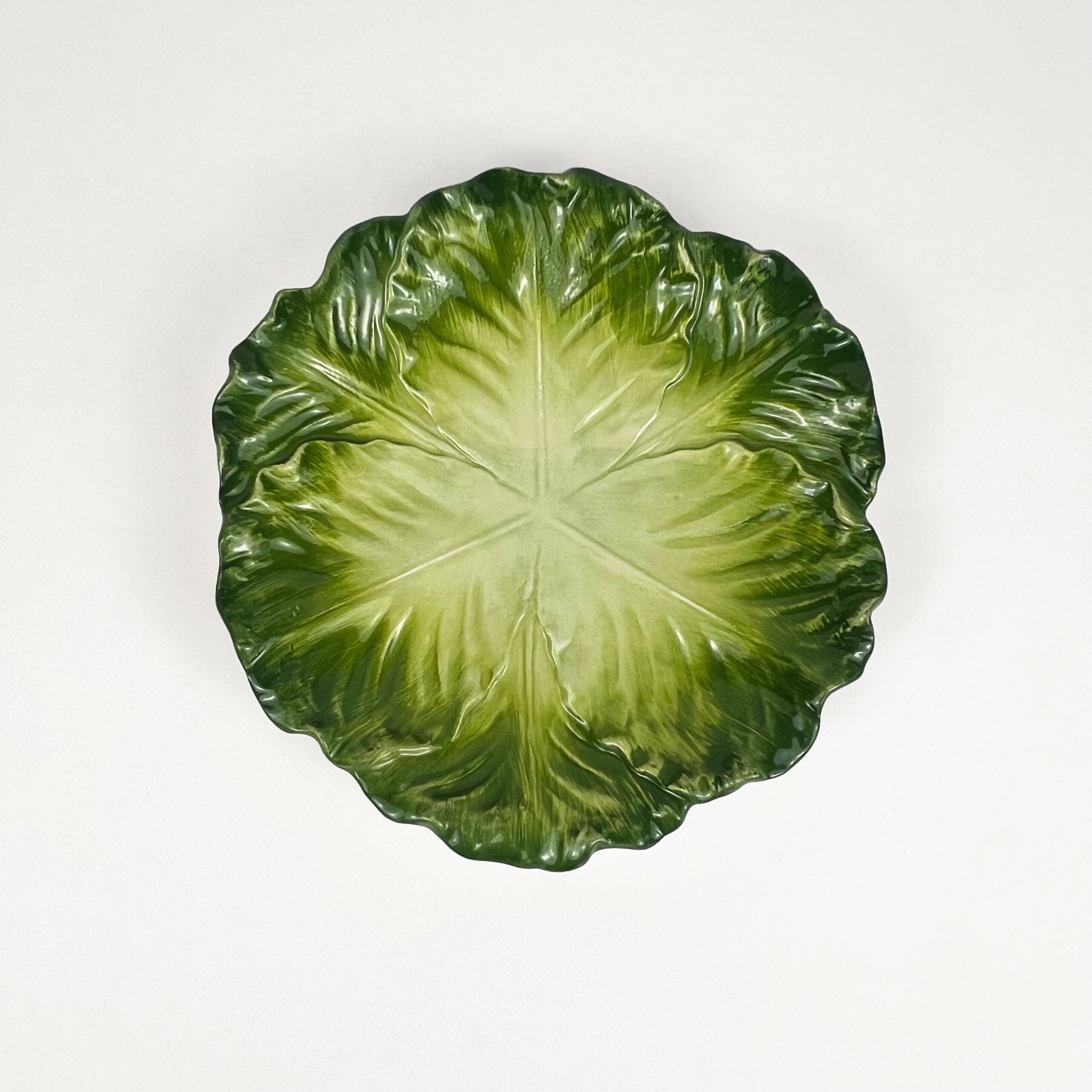 SET 6 PIATTI DA ANTIPASTO "CAVOLO VERZA VERDE"