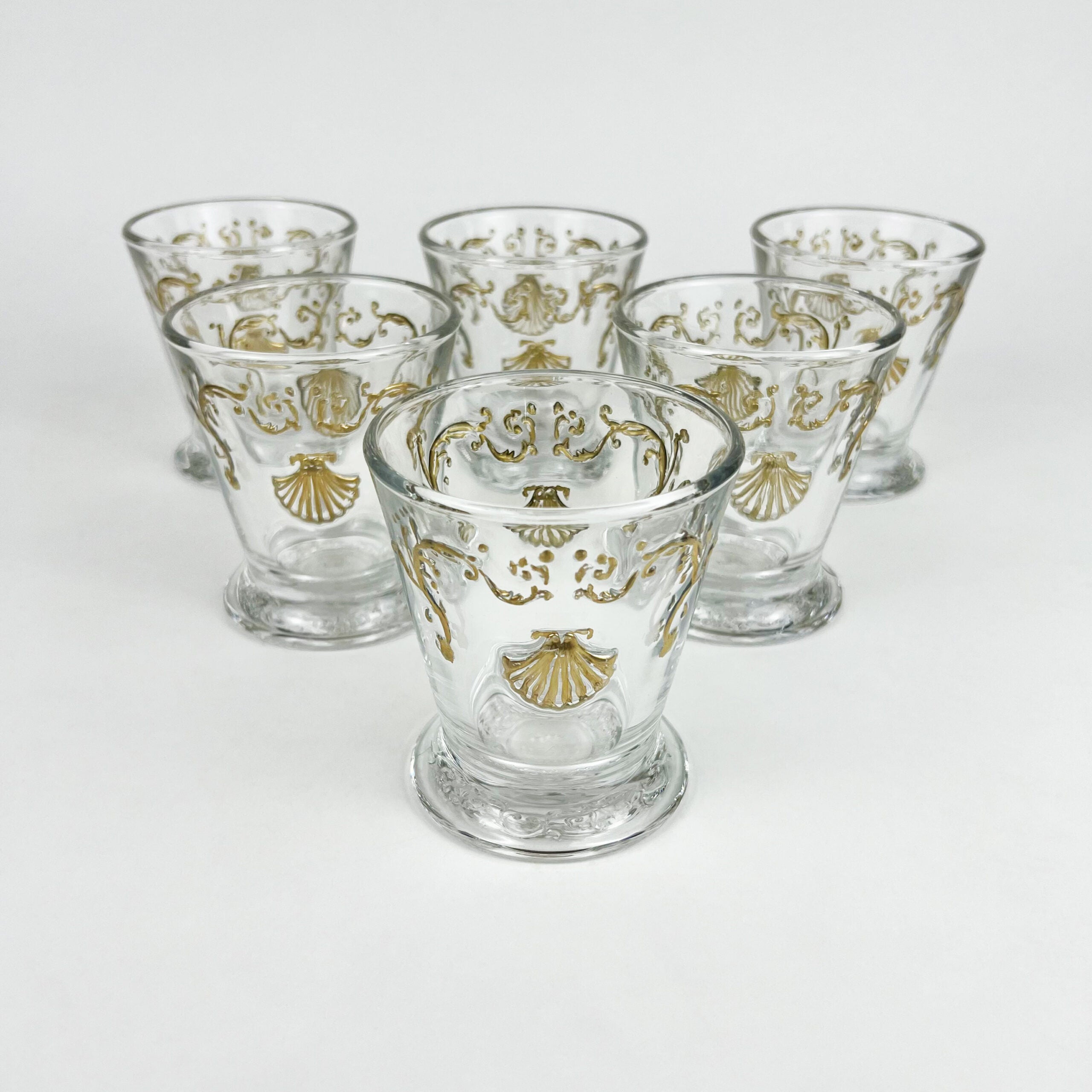 SET DI 6 BICCHIERI TUMBLER "VERSAILLES"