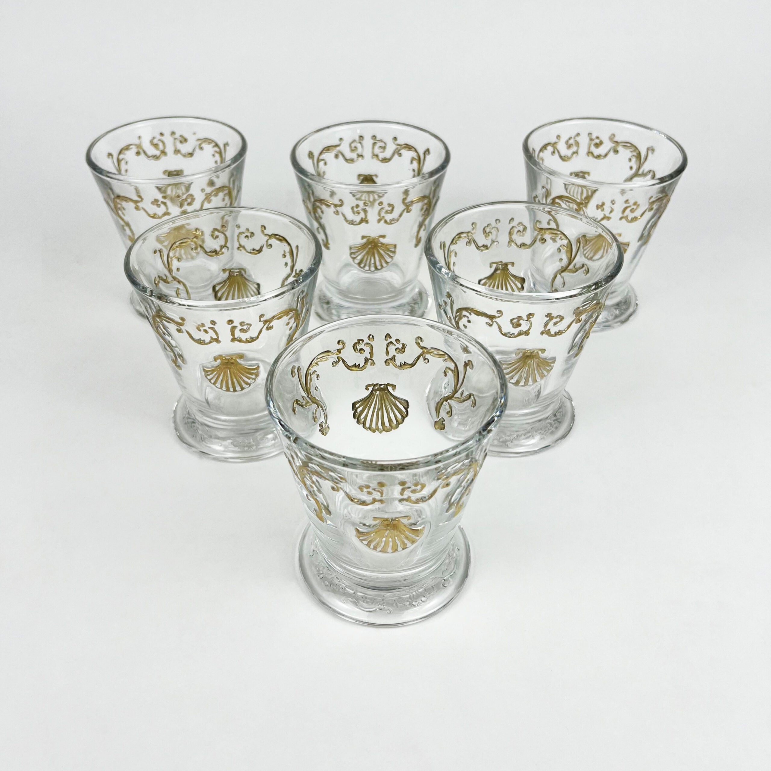 SET DI 6 BICCHIERI TUMBLER "VERSAILLES"
