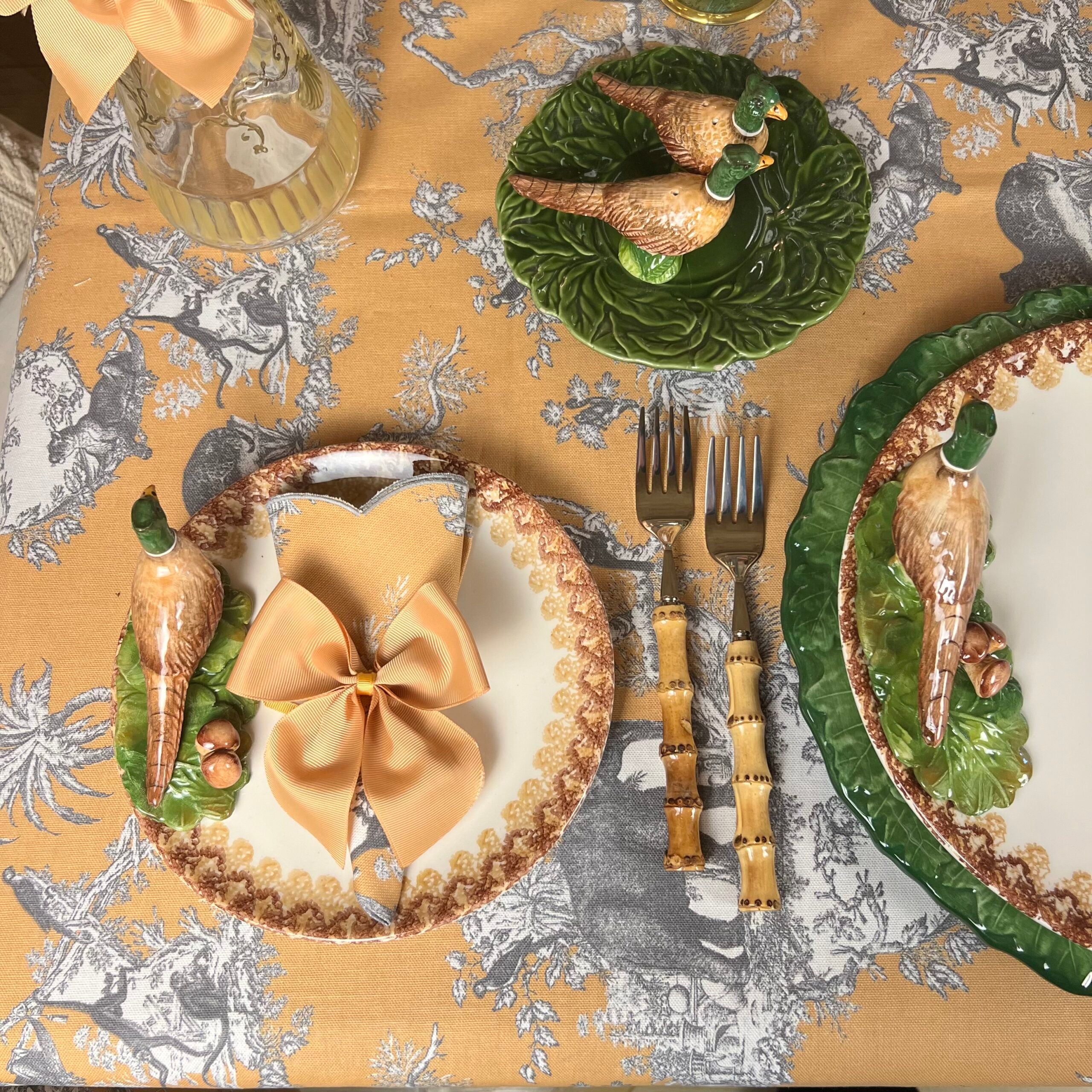 SET 6 PIATTI ANTIPASTO "FAGIANI"