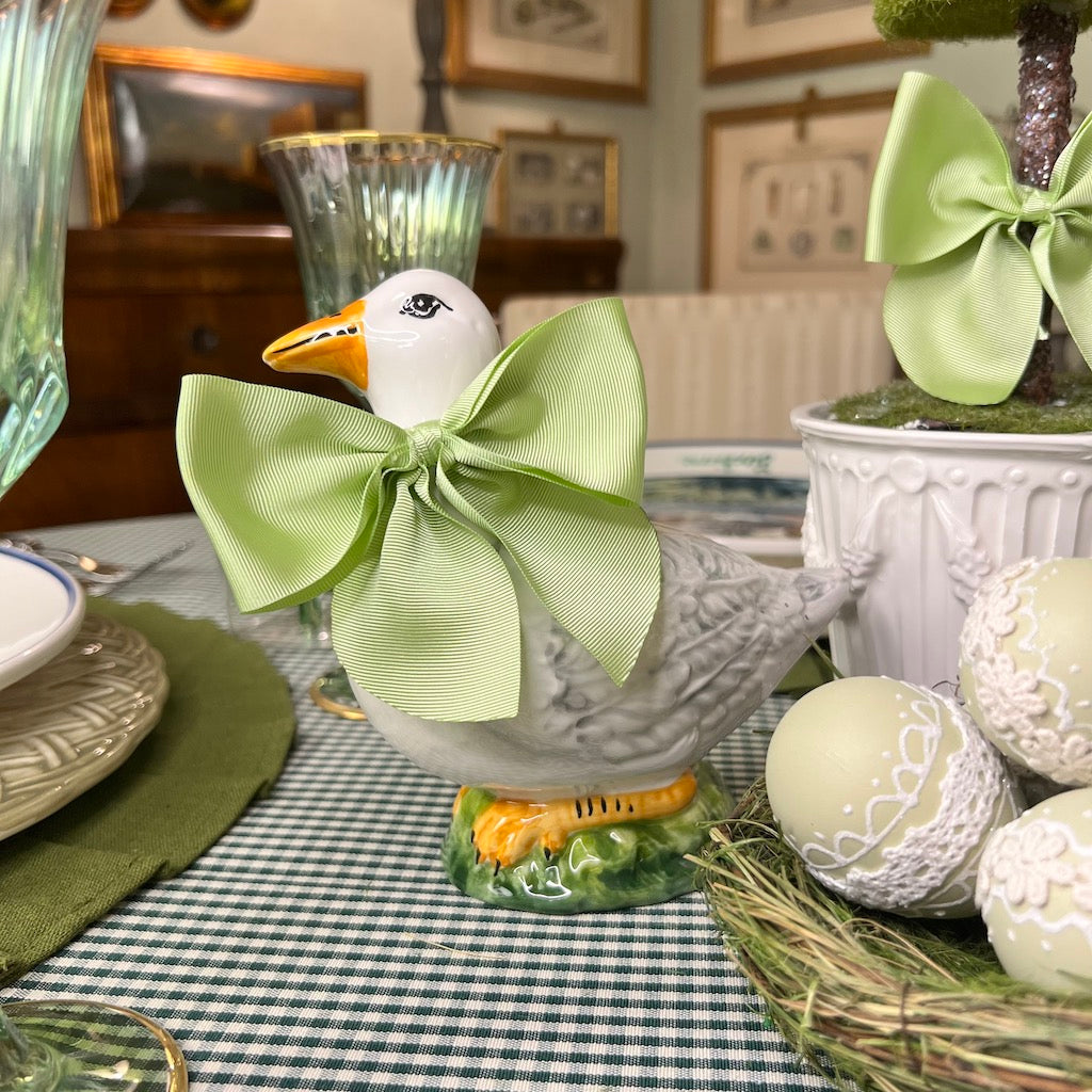 COPPIA DI ANATRE DECORATIVE