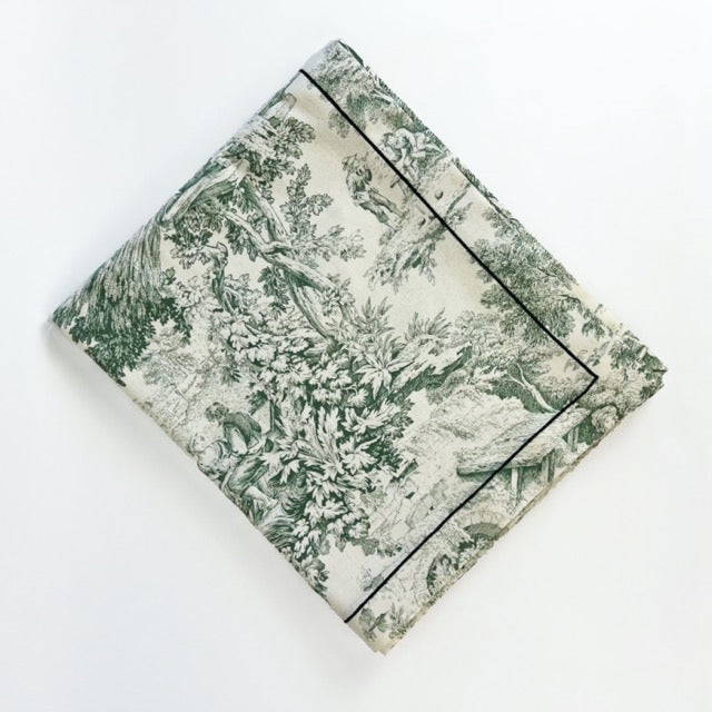 TOVAGLIA TOILE DE JOUY "VERDE LAGO"