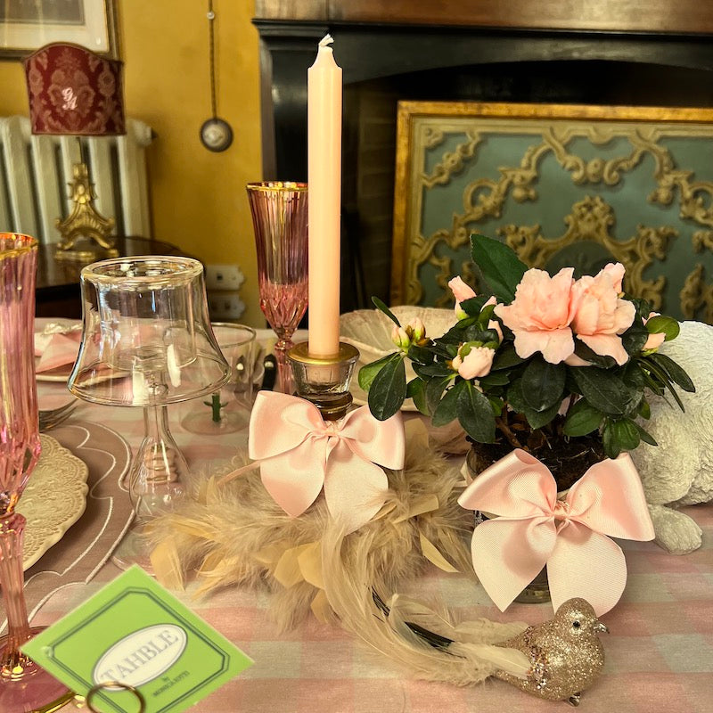 CORONE DI PIUME "ROSA FANNÈ"