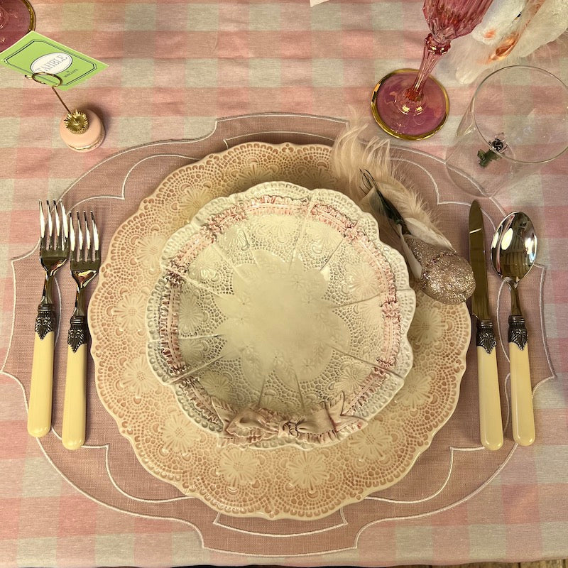 TRIS DI POSATE CLASSIC "AVORIO"