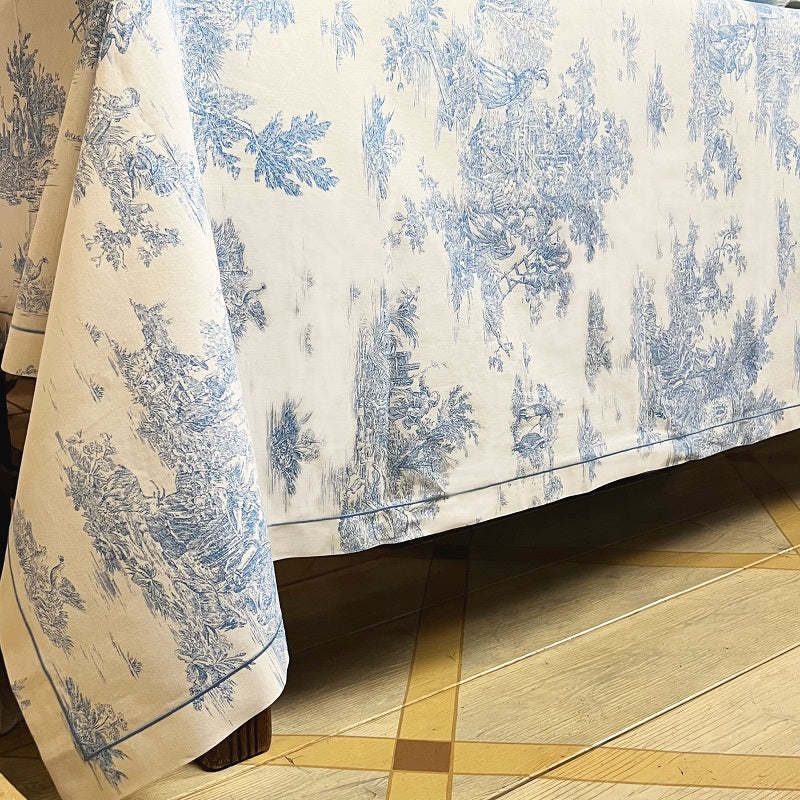 TOVAGLIA TOILE DE JOUY “AZZURRO CIELO”