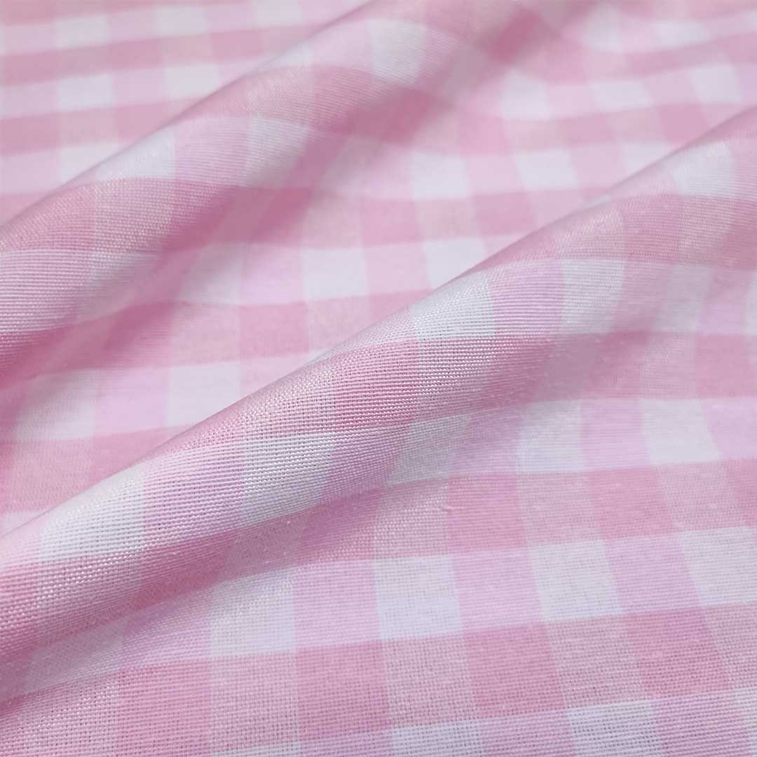 TOVAGLIA MAXY VICHY "ROSA POLVERE"