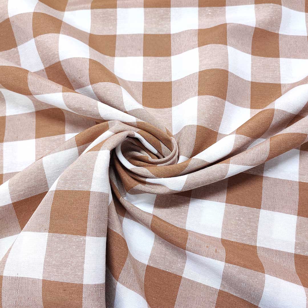 TOVAGLIA MAXY VICHY "NOCCIOLA"