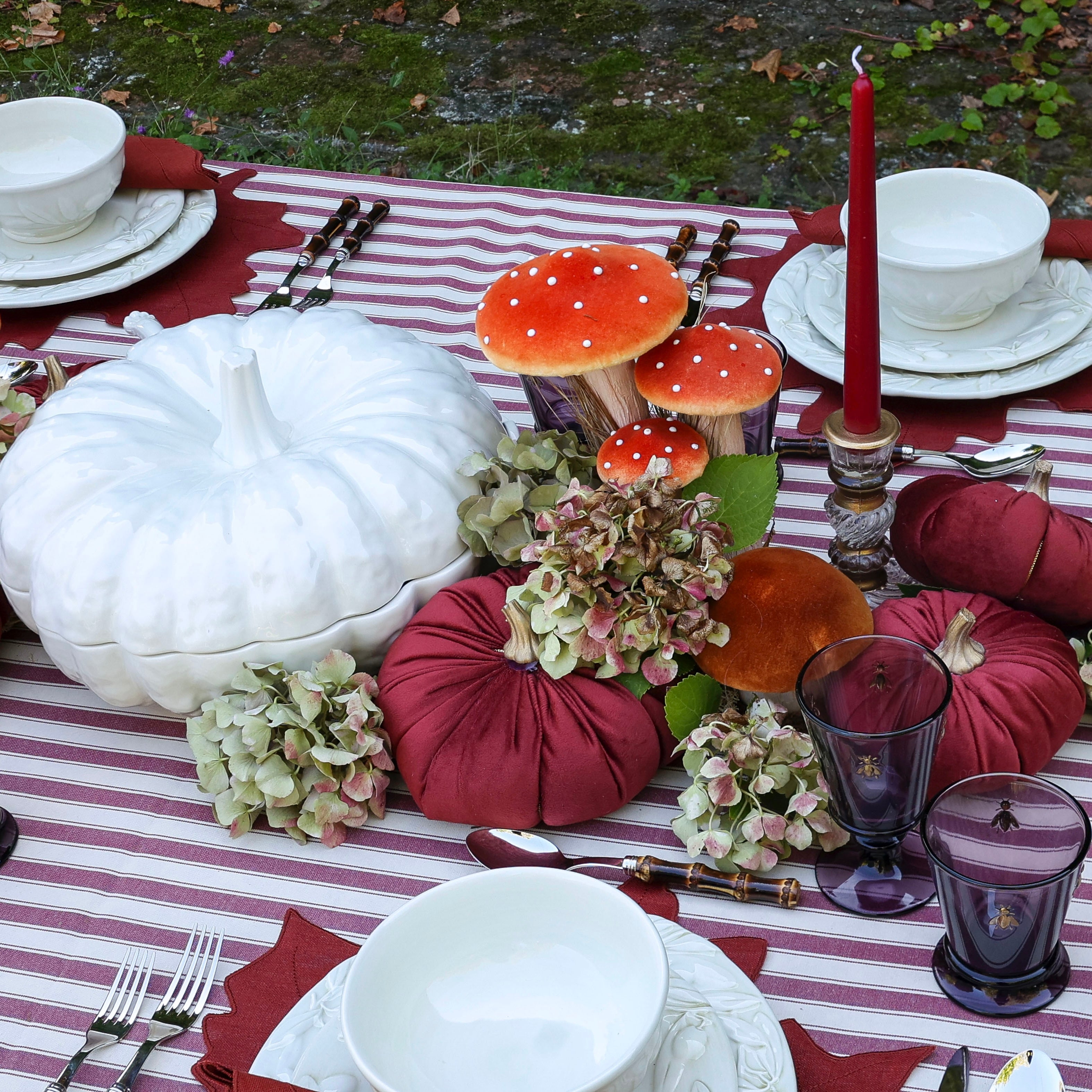 COPPIA DI MAXI FUNGHI AMANITA