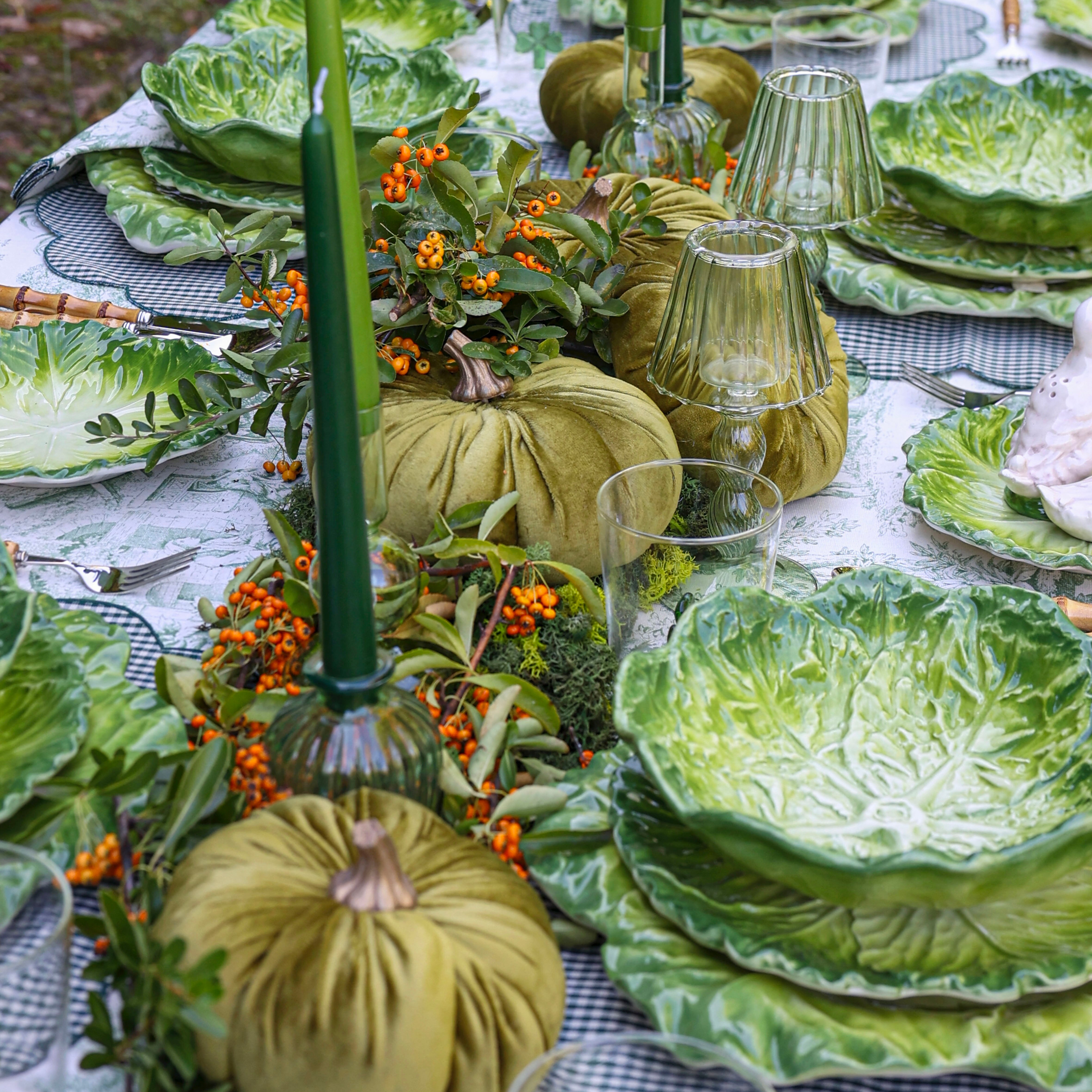 CANDELE CONICHE "VERDE MELA"