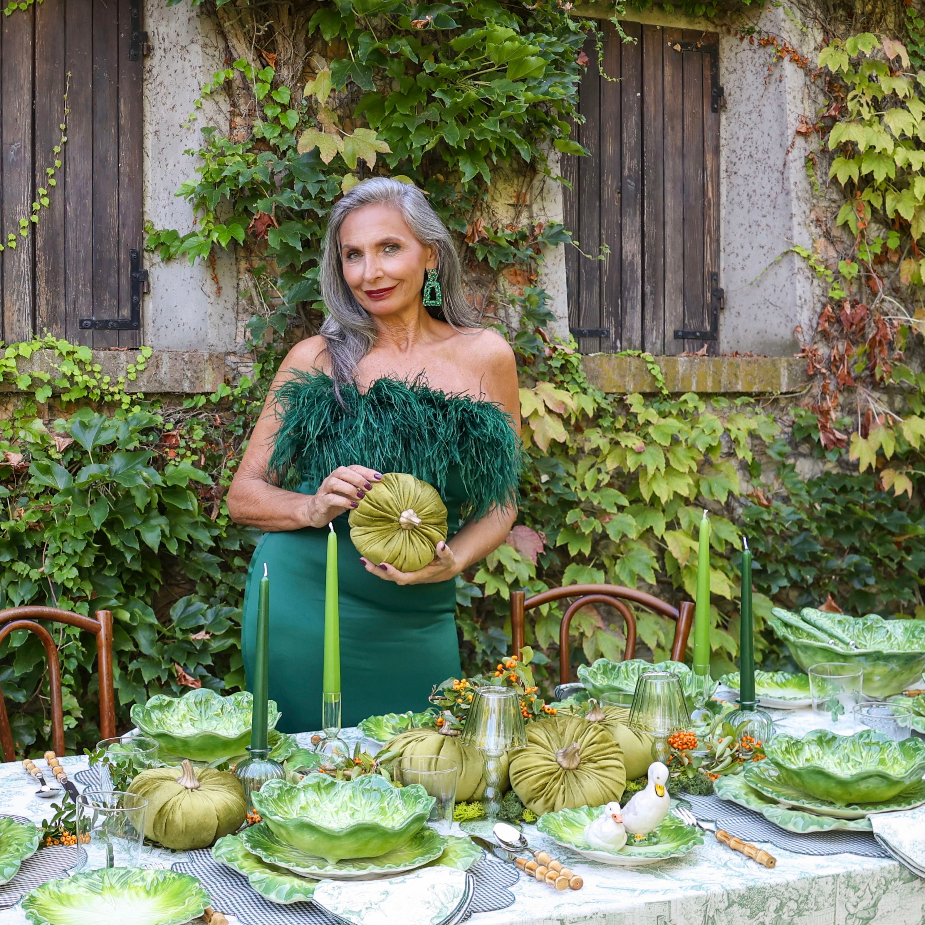 CANDELE CONICHE "VERDE MELA"