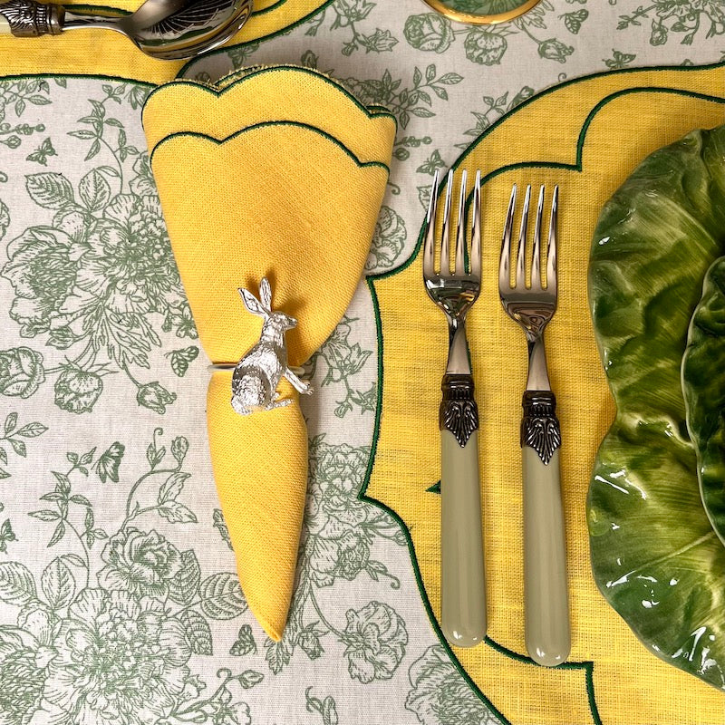 SET 6 TOVAGLIOLI "GIALLO AMALFI"