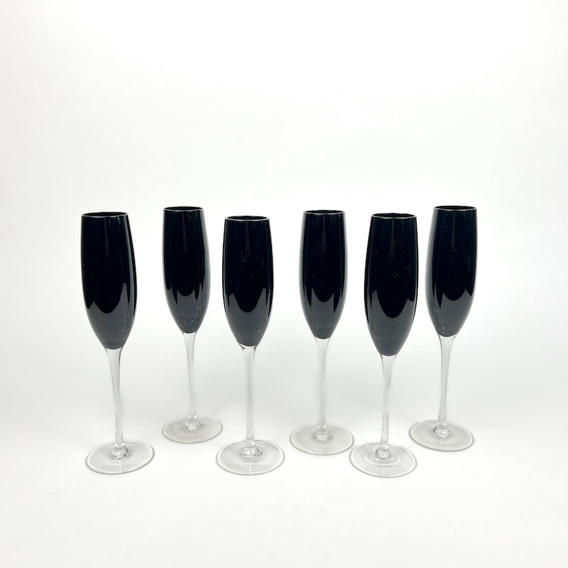 SET 6 FLÛTE "NERO PECE"