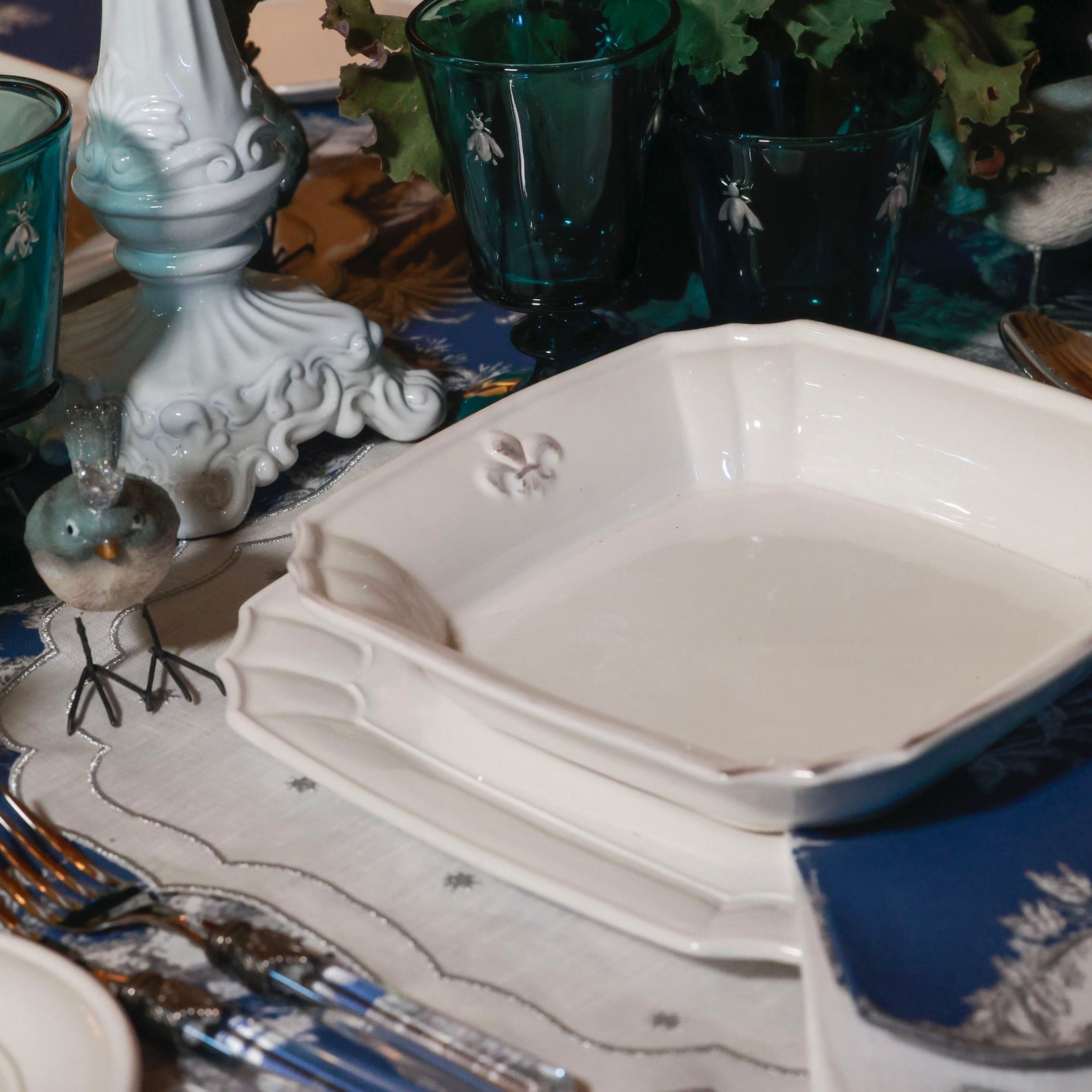 SET DI 6 PIATTI FONDINA “GIGLI DI FIRENZE”