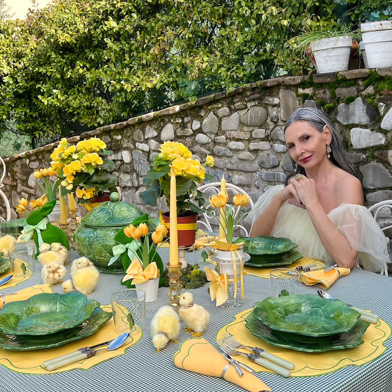 CANDELE CONICHE "GIALLO LEMON"