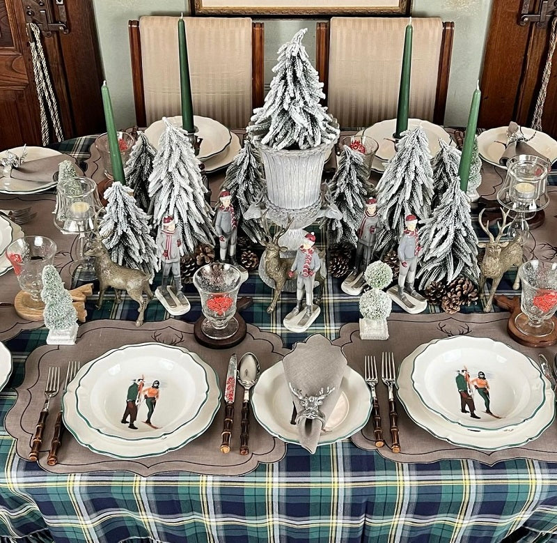 SET 6 COLTELLI VERO BAMBOO “BRUCIATO DARK”