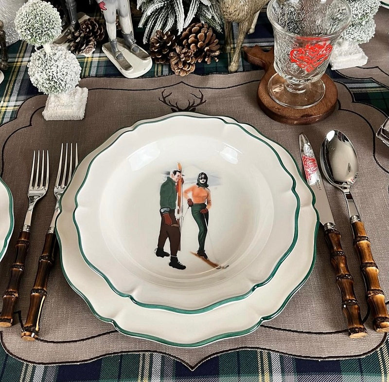 SET 6 SOTTOBICCHIERI "ALCE”