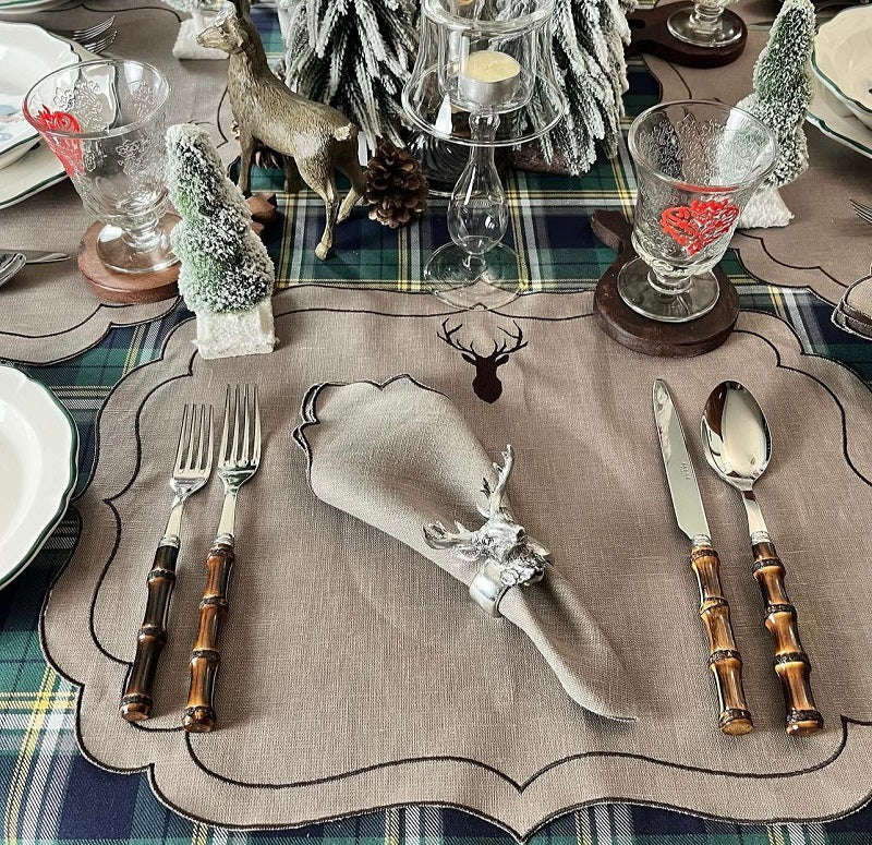 SET 6 FORCHETTE VERO BAMBOO “BRUCIATO DARK”