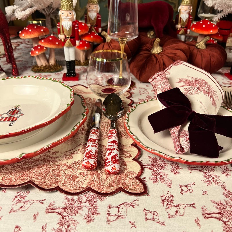 SET 6 PIATTI ANTIPASTO "LUIGI XIV"