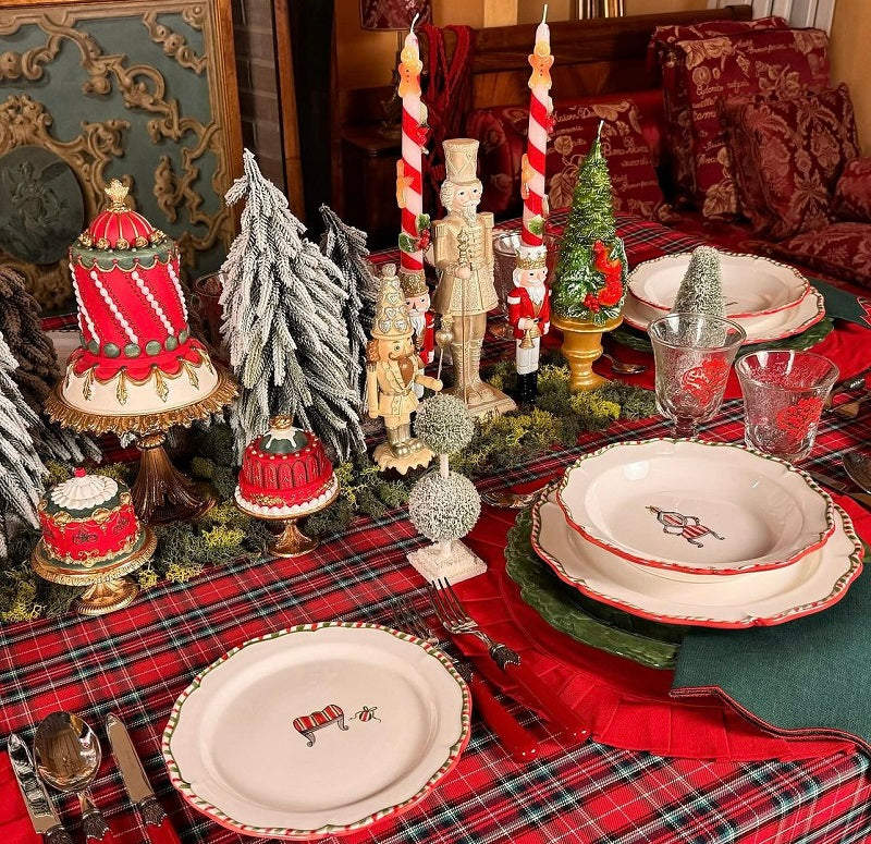 COPPIA DI CANDELE "ALBERO DI NATALE"