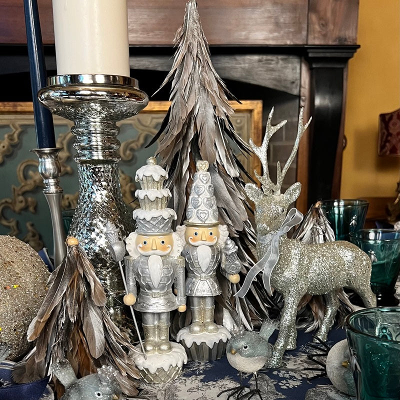 SET 2 SCHIACCIANOCI GOLOSI "ARGENTO"