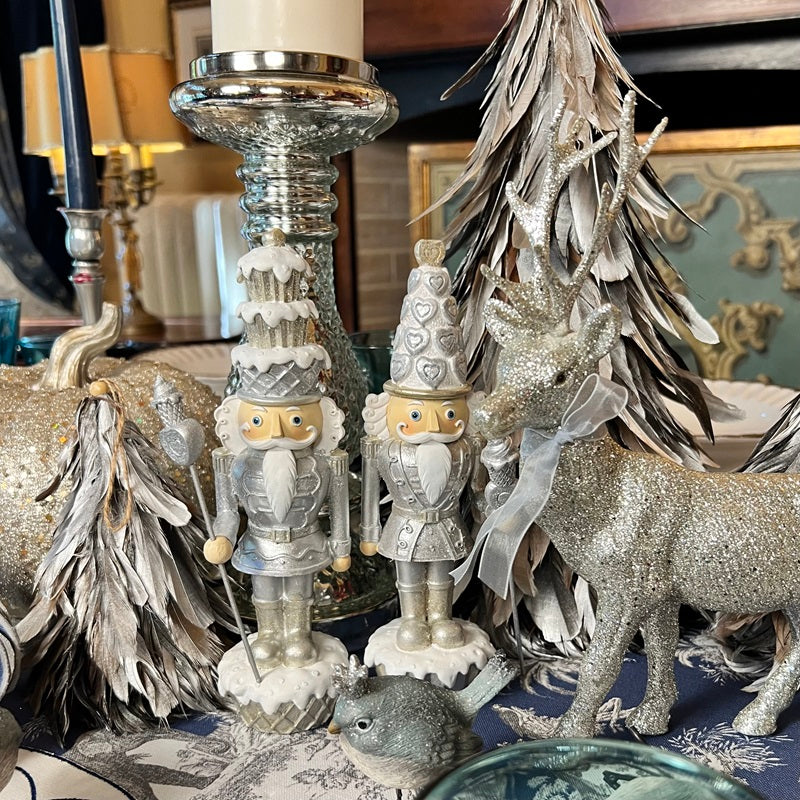 SET 2 SCHIACCIANOCI GOLOSI "ARGENTO"